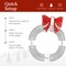 Best Choice Products 60in Pre-Lit Outdoor Christmas Wreath, LED Metal Holiday Décor w/ 206 Lights, Bow